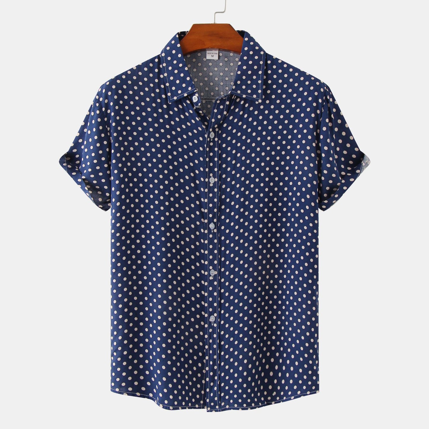 New Men's Plus Size Floral Shirts Popular Fashion