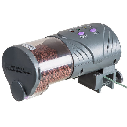 Intelligent timing fish feeder for aquarium