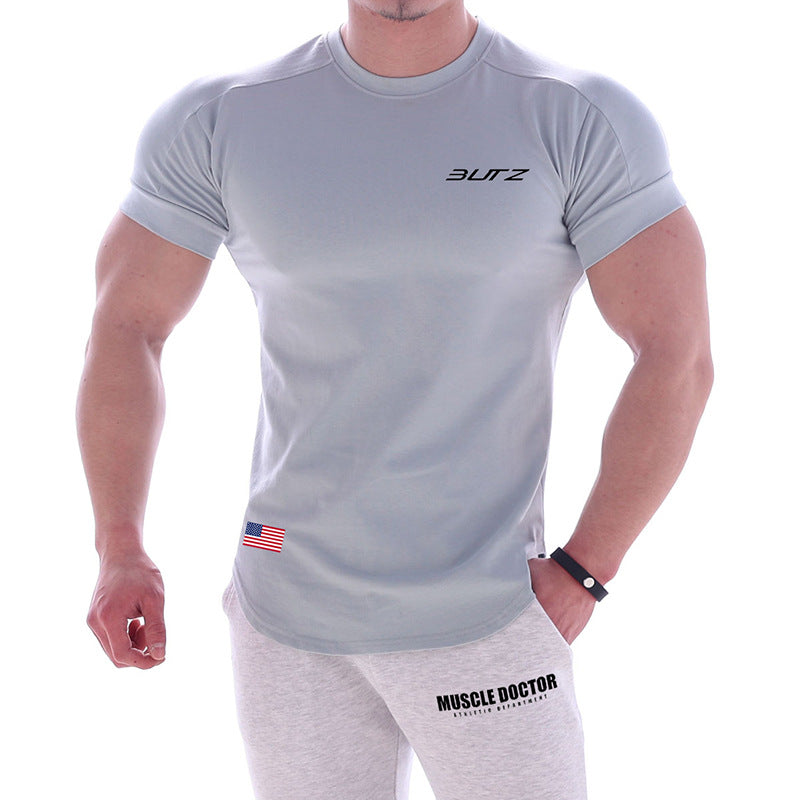 Quick-drying Workout Short Sleeve Men's T-shirt - Glamour Gale