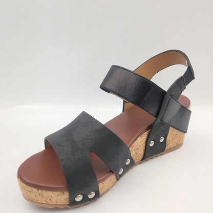 Wedge heel Roman women's high heel sandals