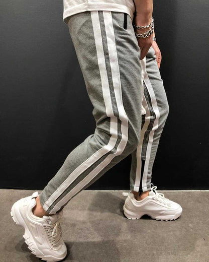 Men Sports Zipper Casual Pants - Glamour Gale