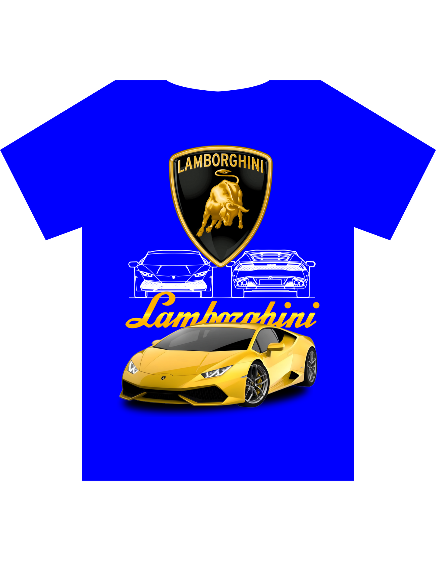 Gold Lamborgini