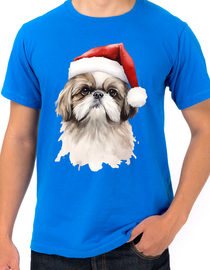 Christmas Puff Dog