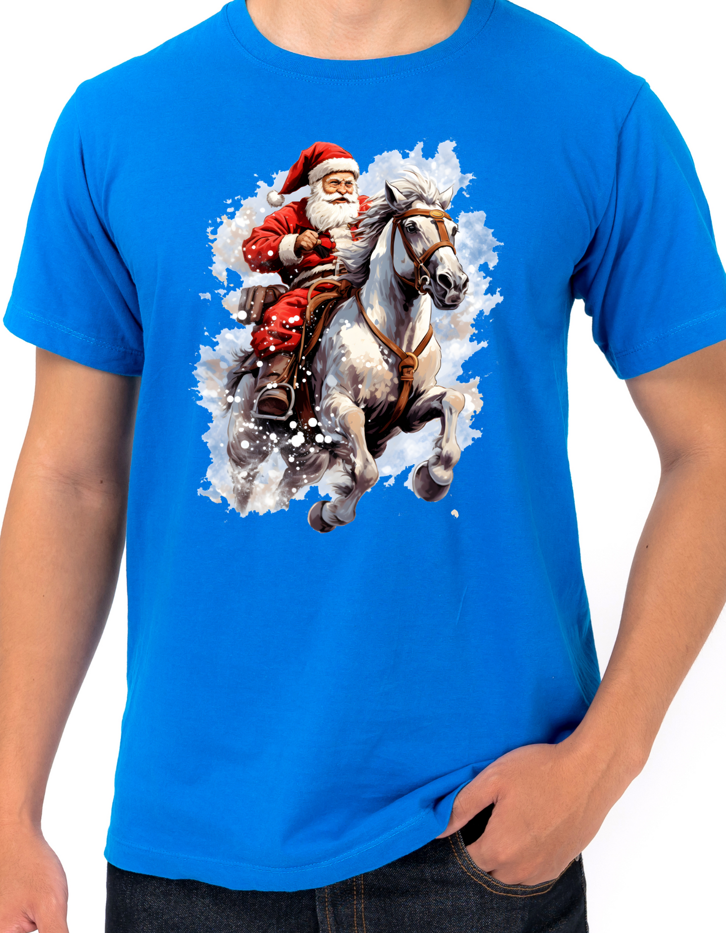 Horse Riding Christmas Father