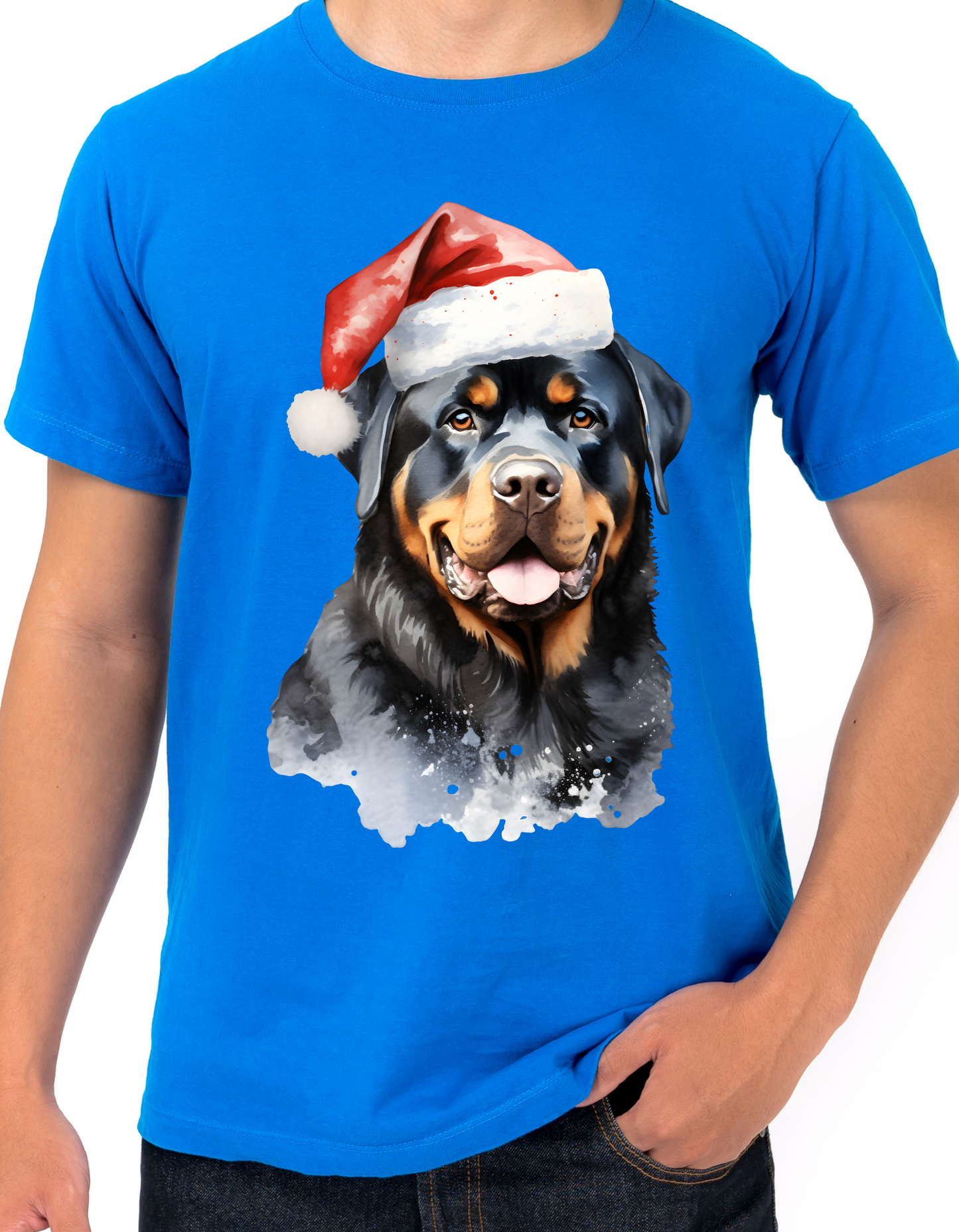 Christmas Rottweiler