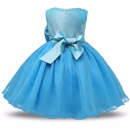 Princess Flower Girl Dress Summer Tutu Wedding Birthday Party Dresses - Glamour Gale