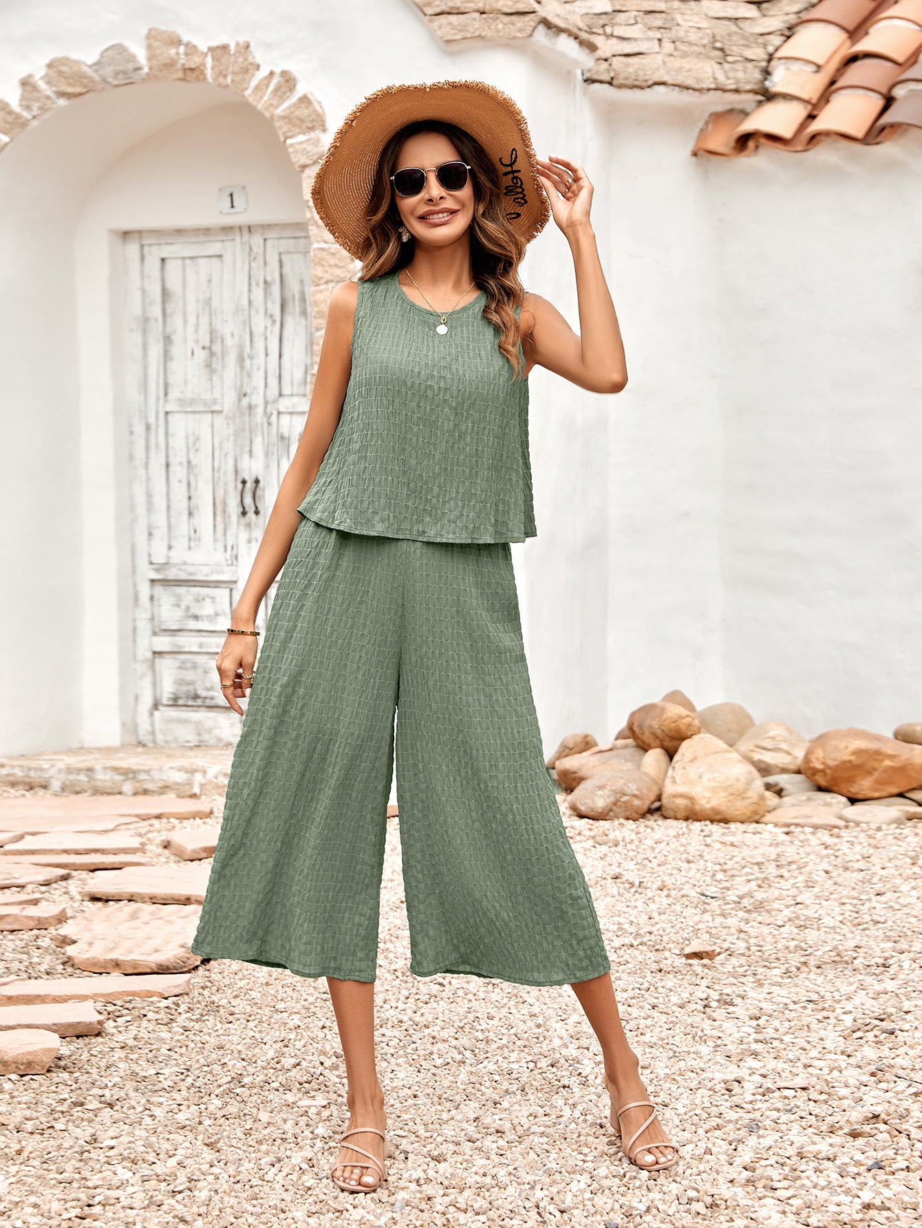 Women's Loose Sleeveless Women's Jumpsuit