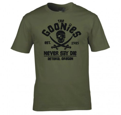 Casual Short Sleeve T-Shirt Letter Goonies