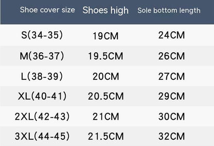 Color Matching Double-layer Sole Non-slip Wear-resistant Waterproof And Rainproof Shoe Cover