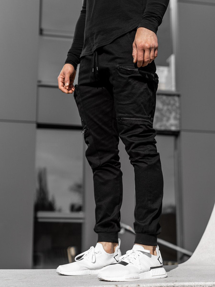 Multi Pocket Men Fashion Tethered Pants - Glamour Gale