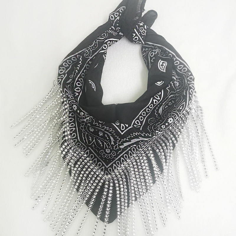 Paisley Vintage Diamond Tassel Scarf