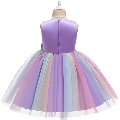 Summer Medium And Large Children's Dresses Girls' Pettiskirt