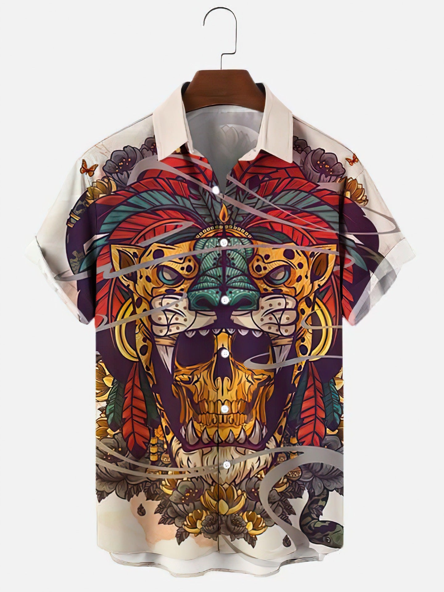 3D Fashion Navigation Printed Men's Shirt