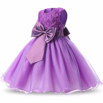 Princess Flower Girl Dress Summer Tutu Wedding Birthday Party Dresses - Glamour Gale