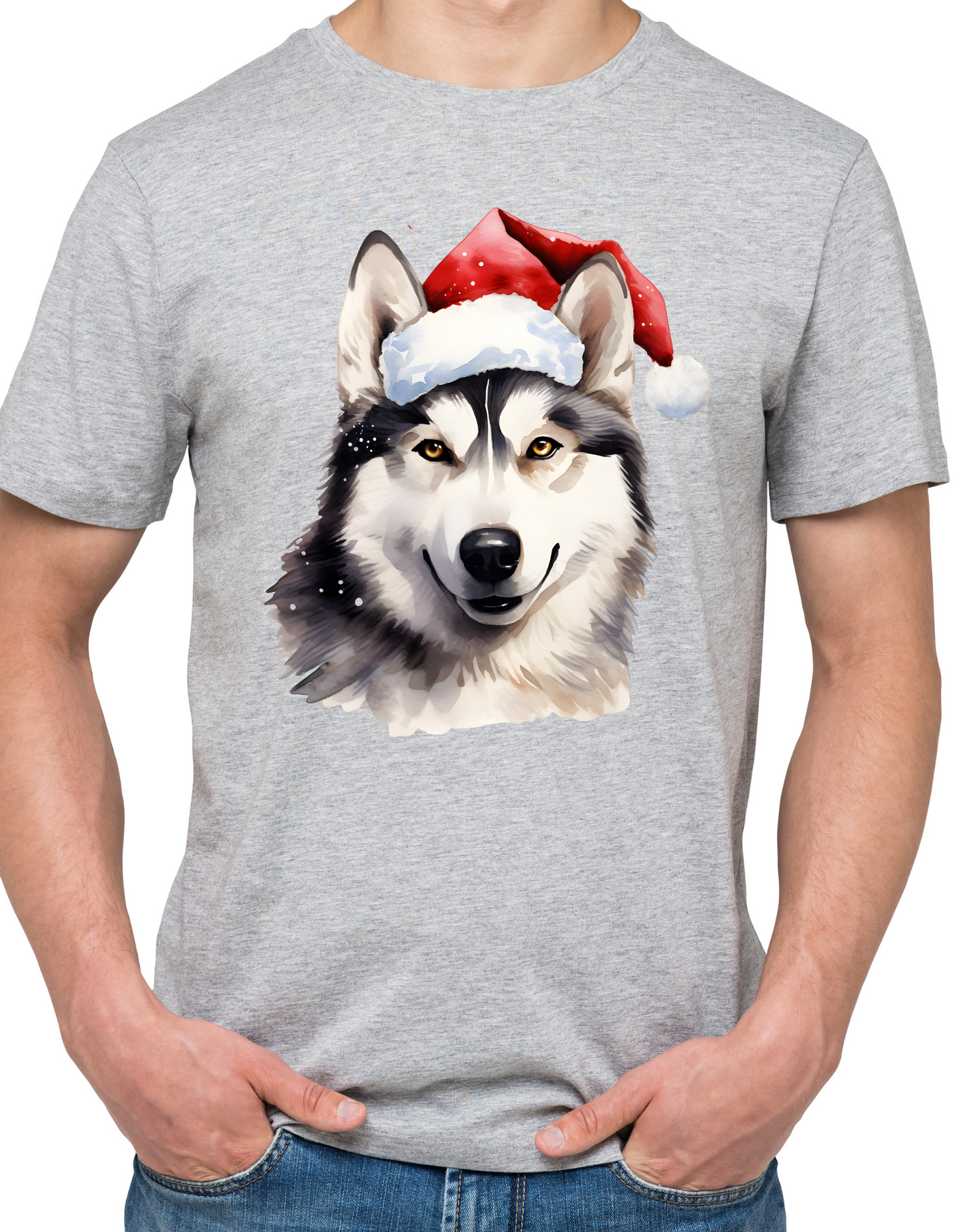 Christmas Husky