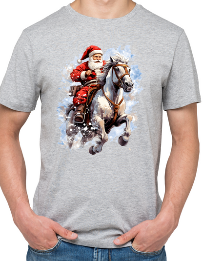 Horse Riding Christmas Father