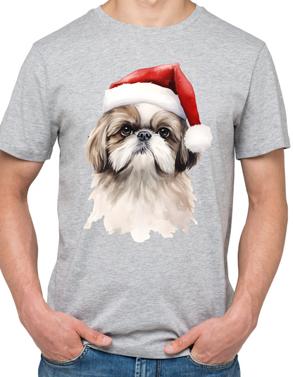 Christmas Puff Dog