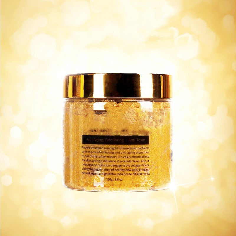 24K GoLD SCRUB - Exfoliating Dead Skin Cleansing Moisturizing Face Body Scrub