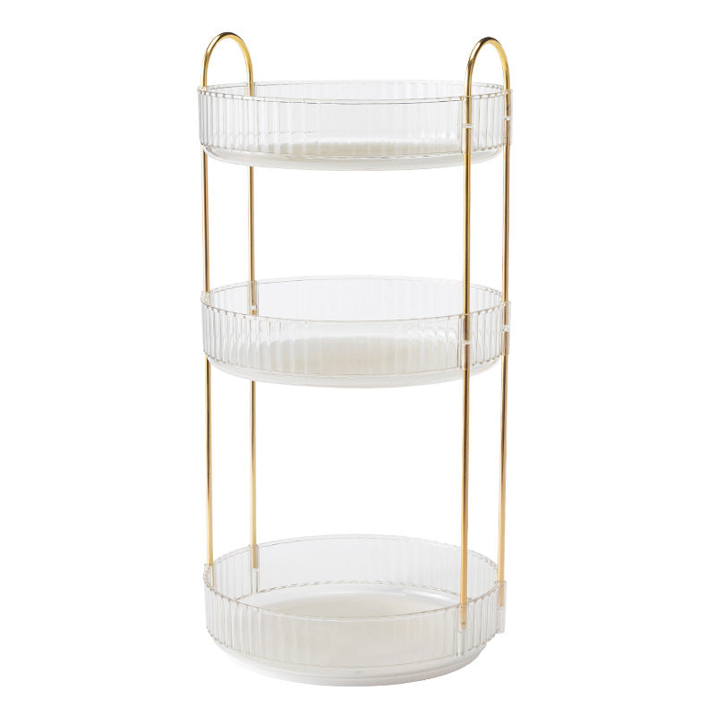 Bathroom Cosmetics Rotating Storage Rack Desktop