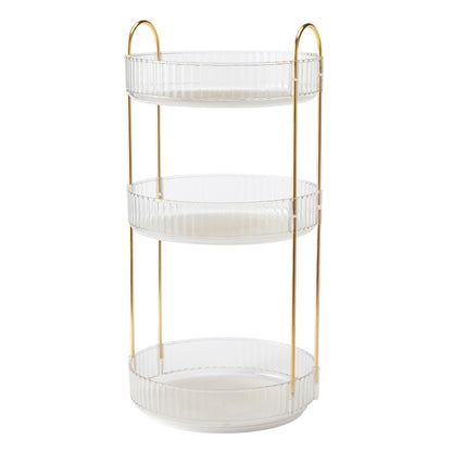 Bathroom Cosmetics Rotating Storage Rack Desktop