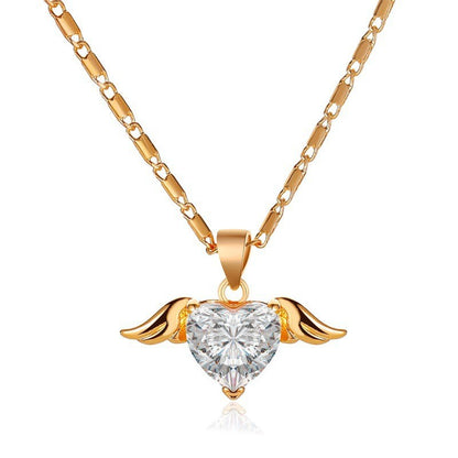 Heart Wings Necklace For Women