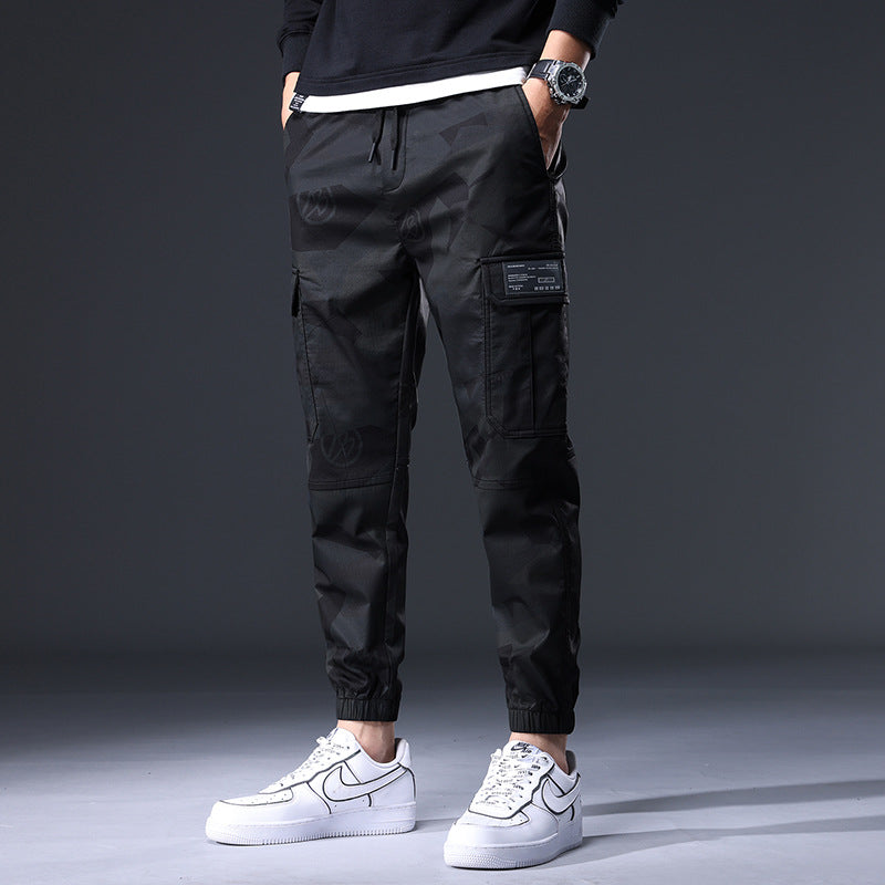 Personalized Camouflage Ankle Banded Pants Loose Men - Glamour Gale