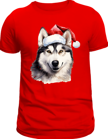 Christmas Husky