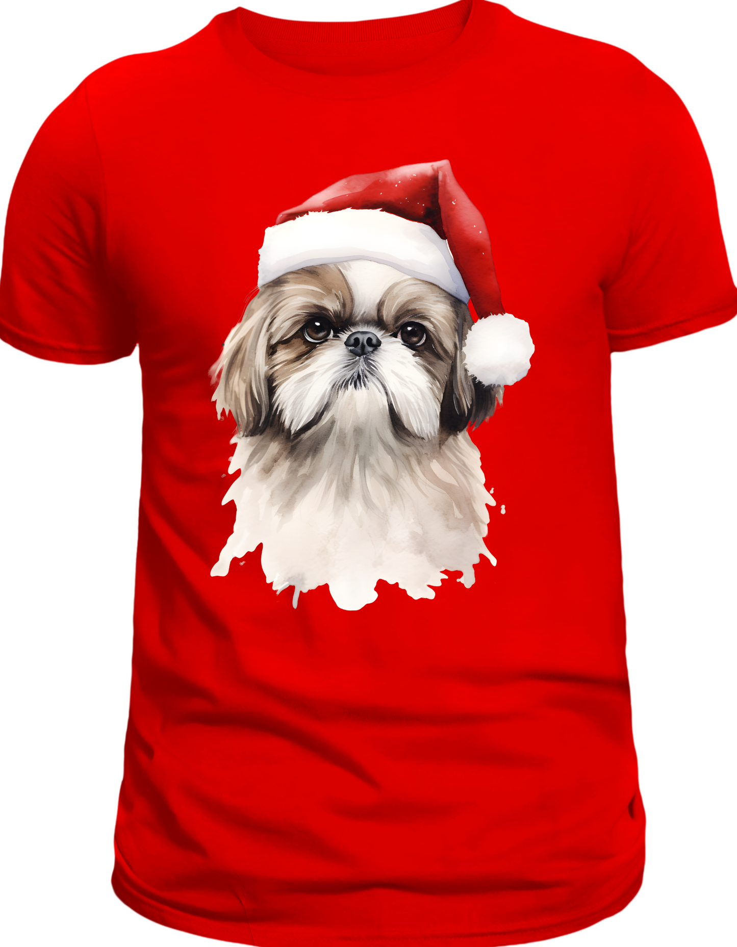 Christmas Puff Dog