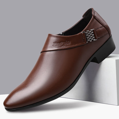 Slip-on Leather Shoes Men's Formal Shoes