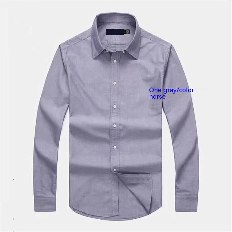 Men's Long-sleeved Shirt Spring And Autumn Business Casual