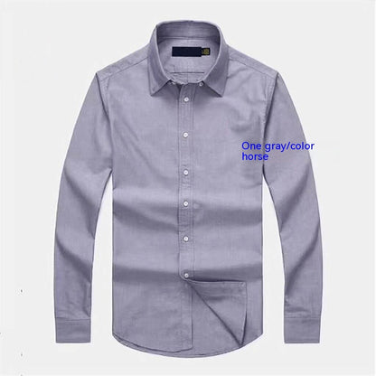 Men's Long-sleeved Shirt Spring And Autumn Business Casual