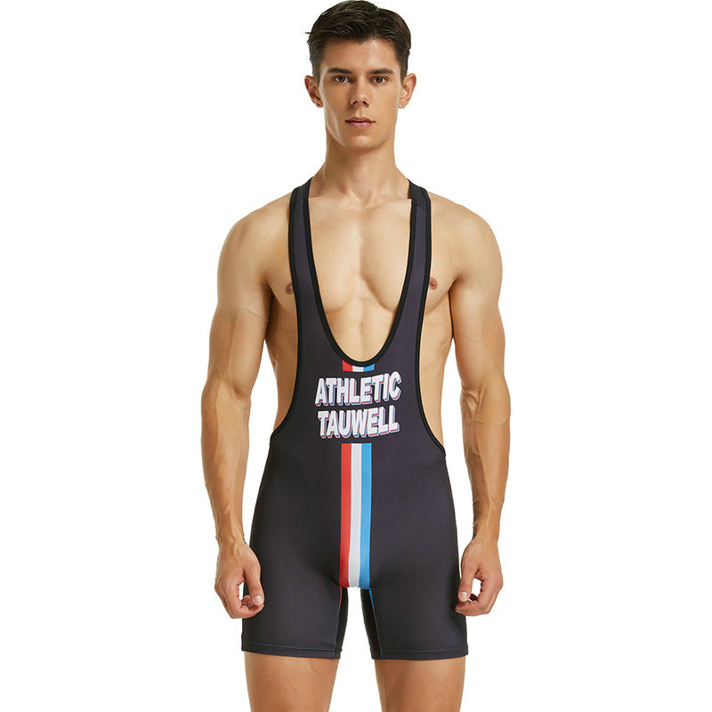 Men's Sports Fitness Wrestling Vest