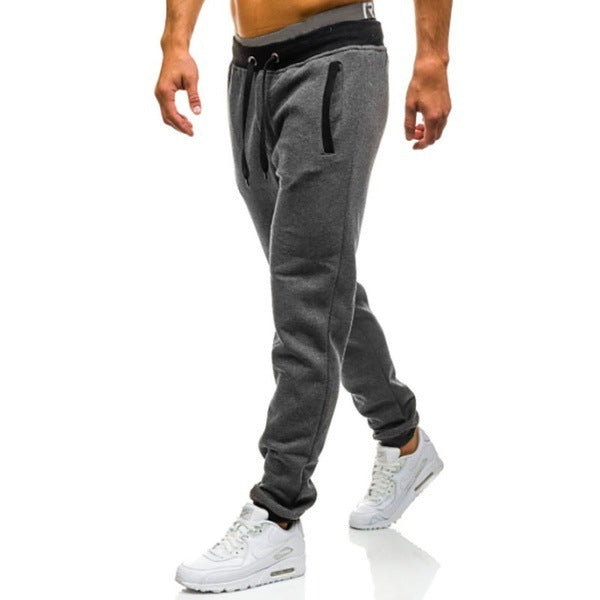 Simple Outdoor Casual Youth Straight Solid Pants