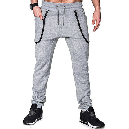 Men's Sports Trousers With Zipper Pockets