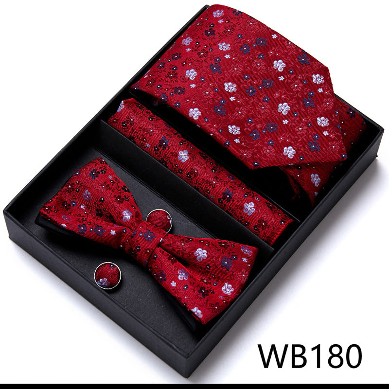 Men's Business Dress Wedding Bow Tie Suit