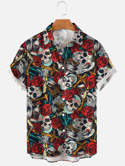 3D Fashion Navigation Printed Men's Shirt