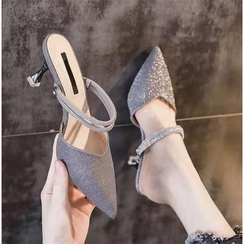 Baotou Sandals Women Stiletto Heels