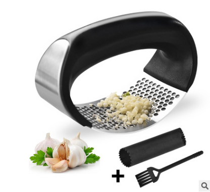 Stainless Steel Garlic Press Home Manual Garlic Garlic Kitchen Ginger Garlic Masher