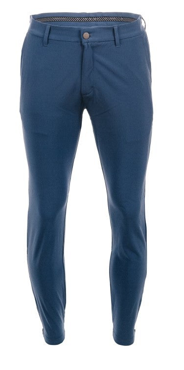 European And American Pure Color Tight Pocket Zipper Casual Slim Fit Narrow Bottom Of A Trouser Leg - Glamour Gale