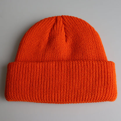 Knitted Woolen Cap Men And Women Melon Leather Cap