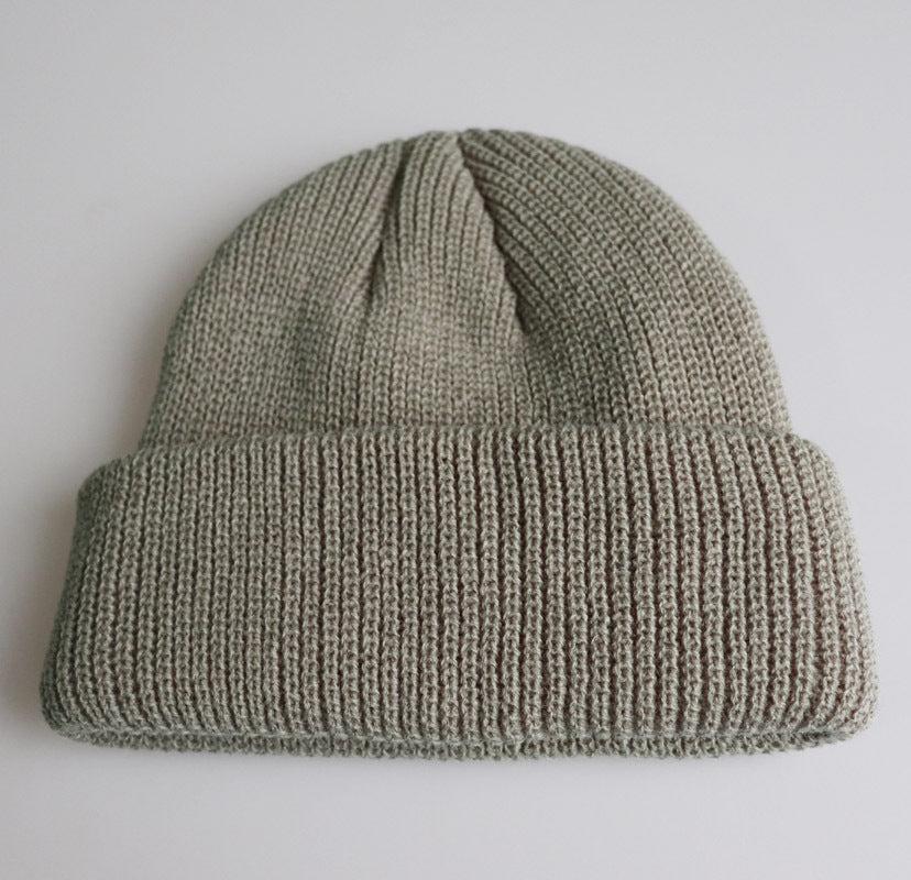 Knitted Woolen Cap Men And Women Melon Leather Cap