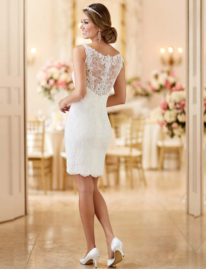 Lace Tube Top Removable Classic Wide Hem Bubble Skirt Floor-length Wedding Dress