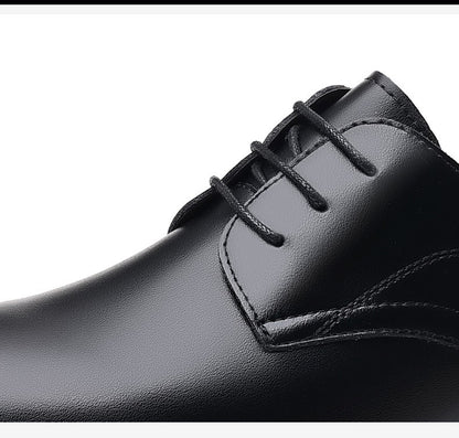 Lightweight Casual Leather Shoes With Lace Up For All Seasons