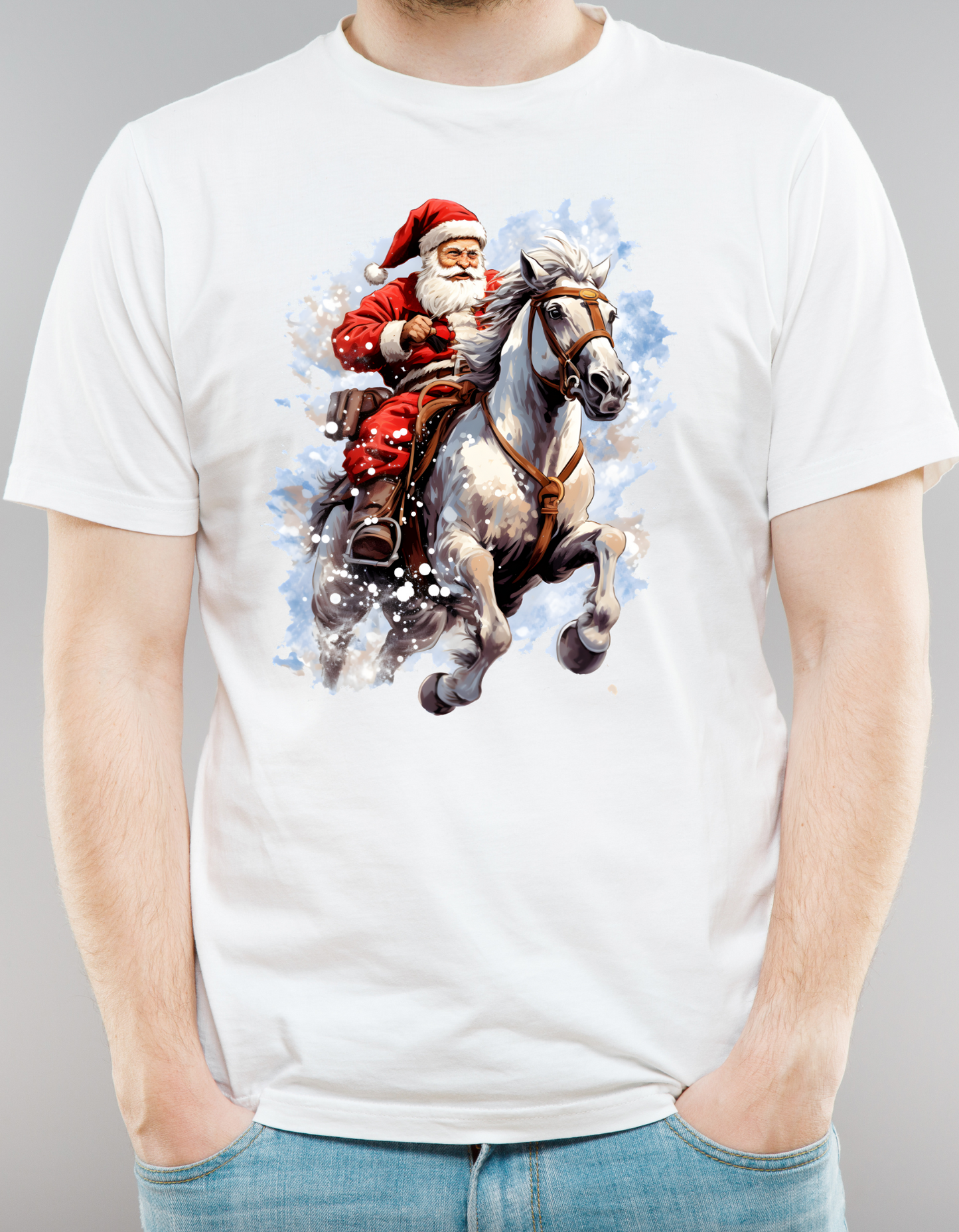 Horse Riding Christmas Father