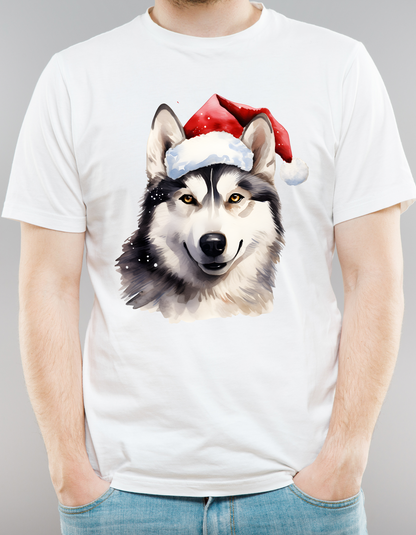 Christmas Husky