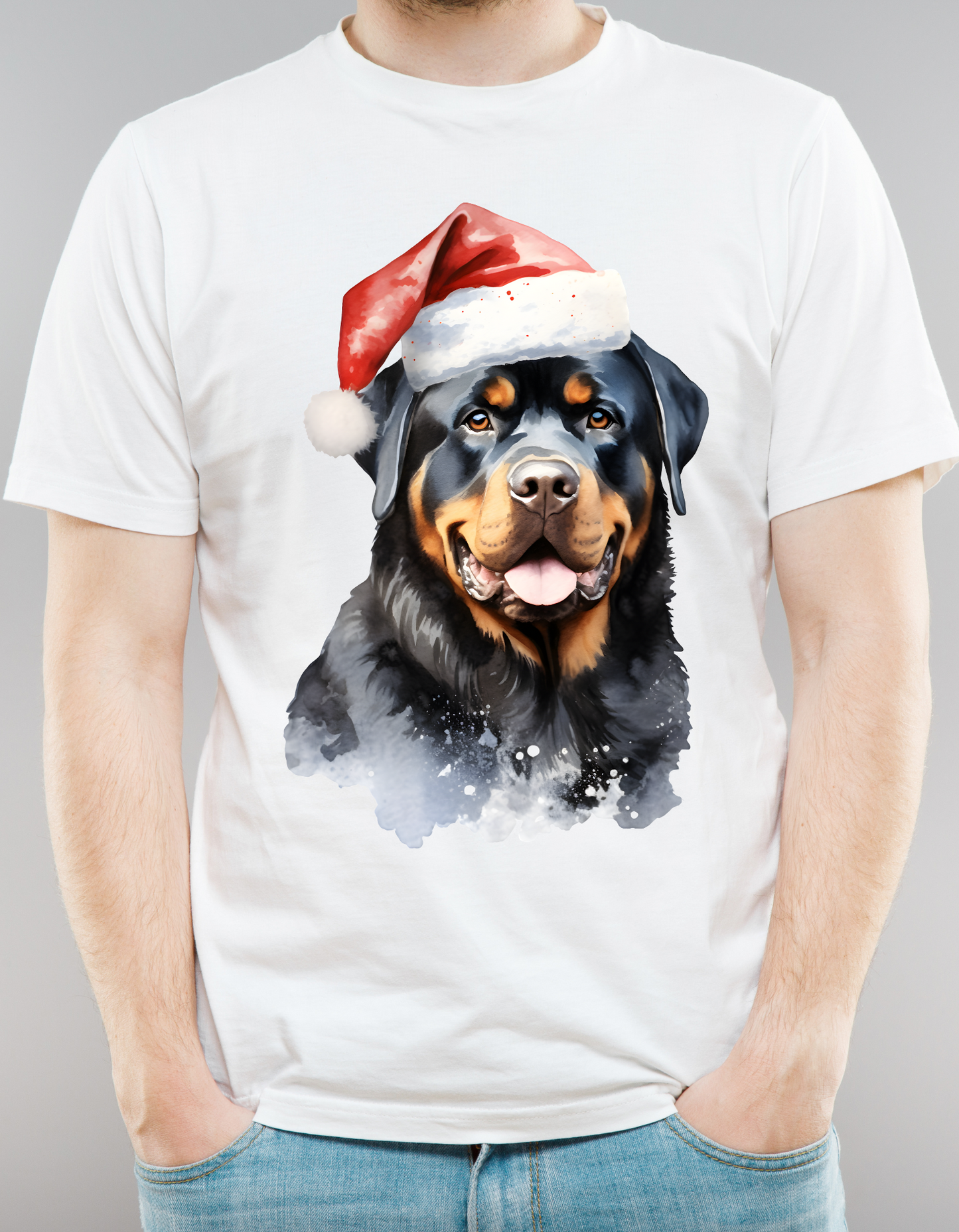 Christmas Rottweiler