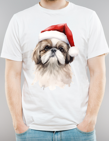 Christmas Puff Dog