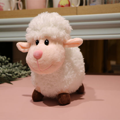 Cute Soothing Little Cartoon Sheep Doll