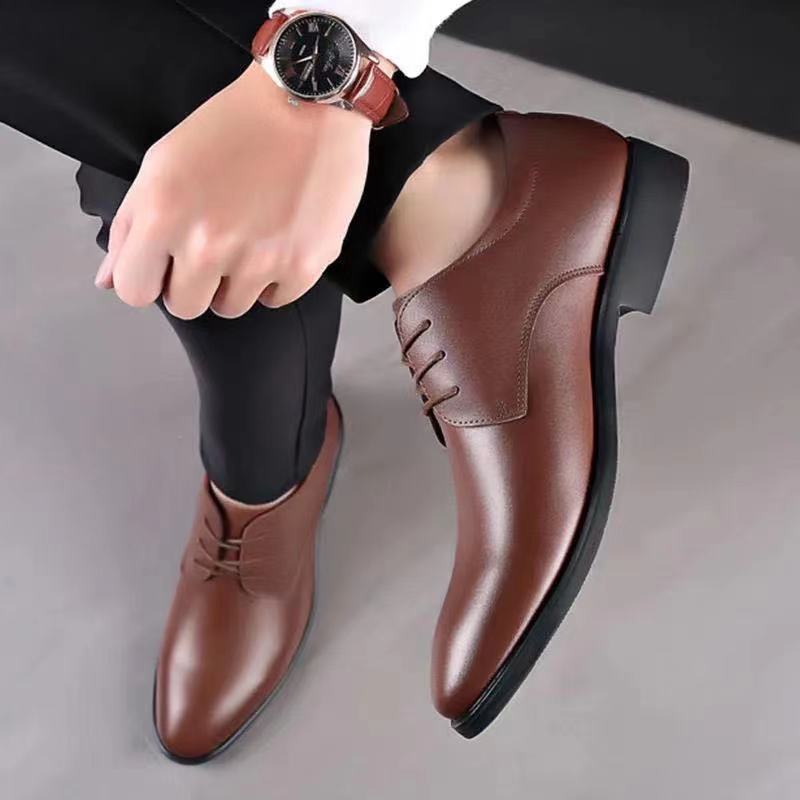 Men's Casual Business Formal Wear Leather Shoes