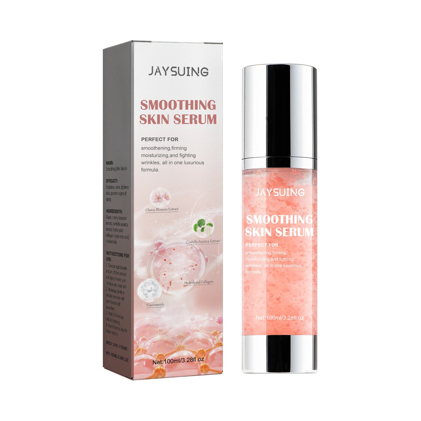 JAYSUING - Smoothing Skin Serum,  Smooth Body Moisturizing Skin Fading Wrinkle 100ml